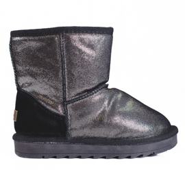 Après-ski argent fille gris