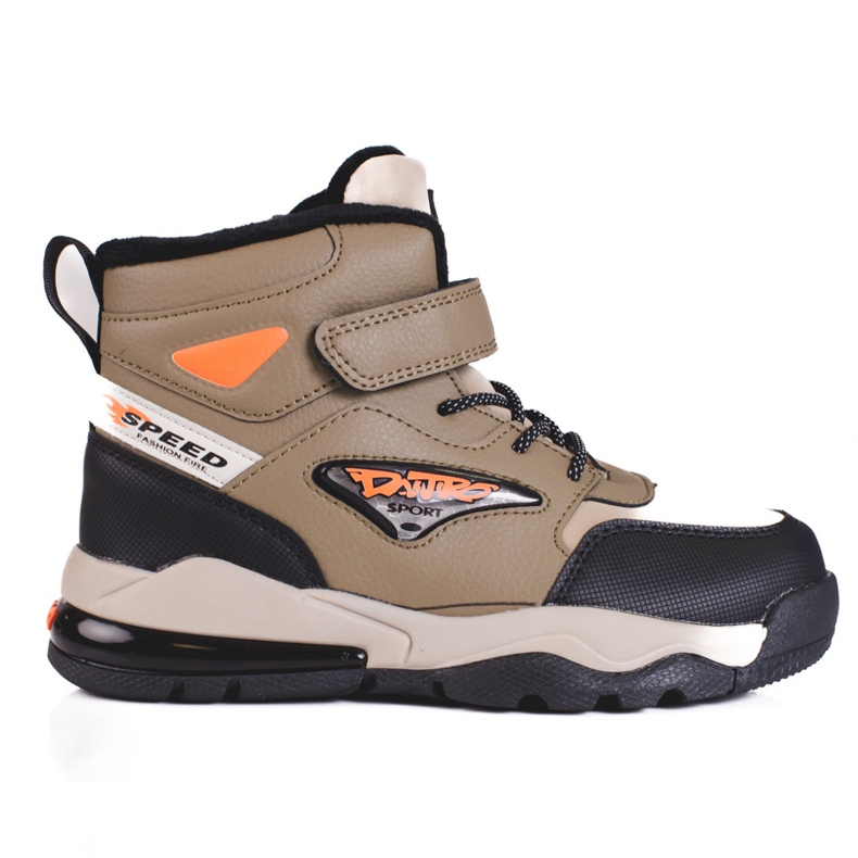 Bottines à lacets pour garçons, isolées Shelovet beige