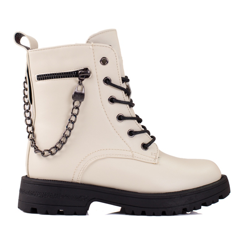 Bottes filles avec chaîne Shelovet beige