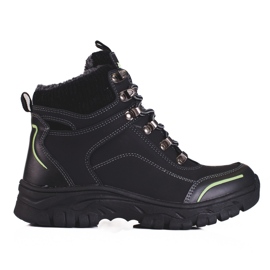 Chaussures de trekking noires garçon