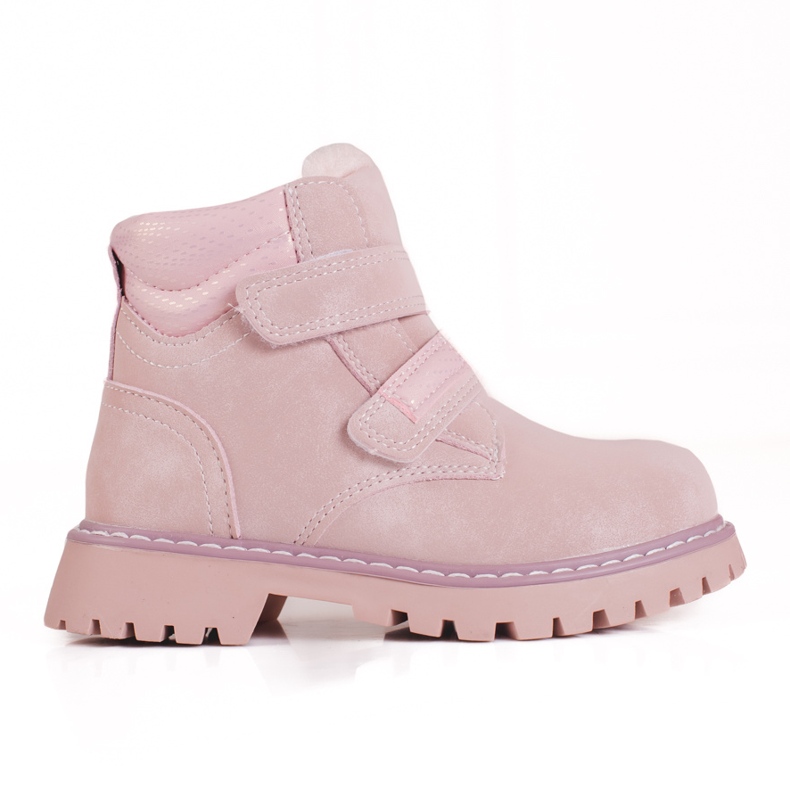 Bottines filles roses à scratch Shelovet Bottines filles roses à scratch Shelovet
