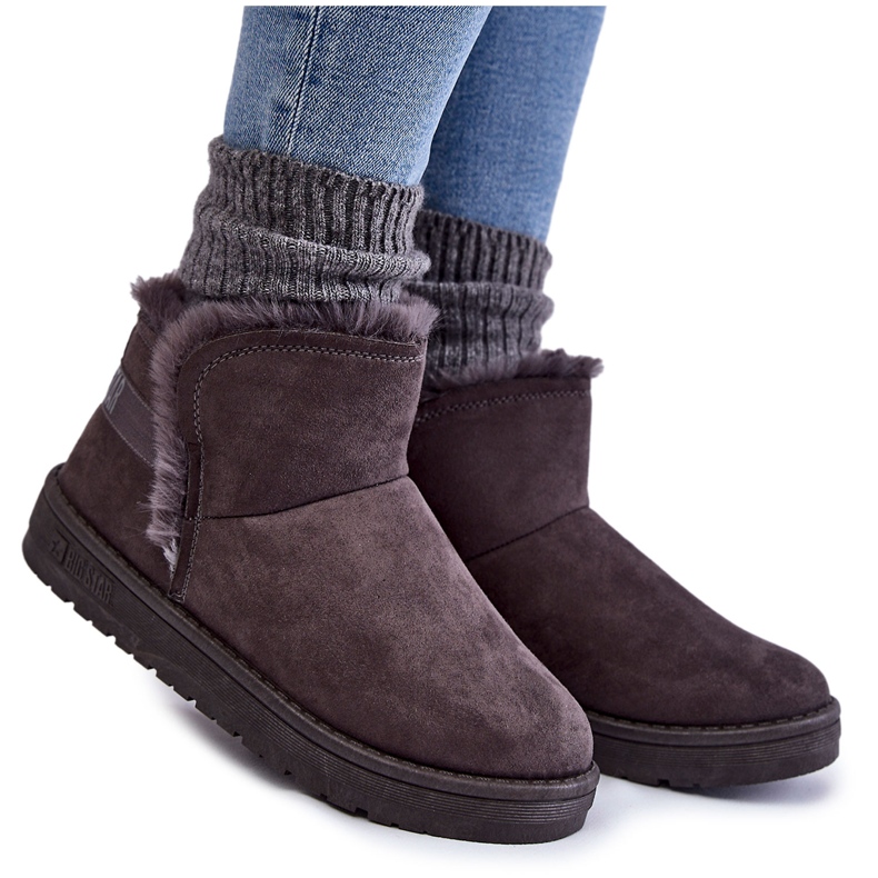 Bottes De Neige Femme Grises Big Star KK274623