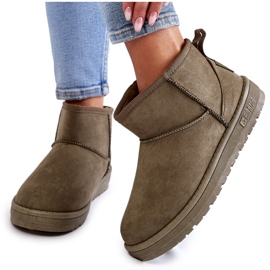 Bottes De Neige Chaudes Femme Big Star KK274292 Kaki brun Bottes De Neige Chaudes Femme Big Star KK274292 Kaki brun