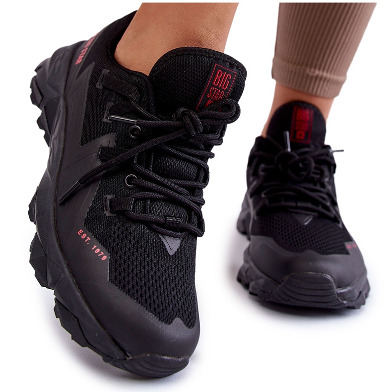 Baskets Femme Memory Foam System Big Star KK274211 Noir le noir