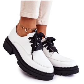 Chaussures en cuir pour femmes La.Fi 210004W-PU Blanc blanche