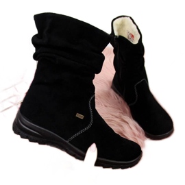 Bottes isolantes en cuir RIEKER W RKR130 noir