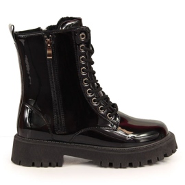 Bottes vernies isolantes NEWS W EVE363 noir