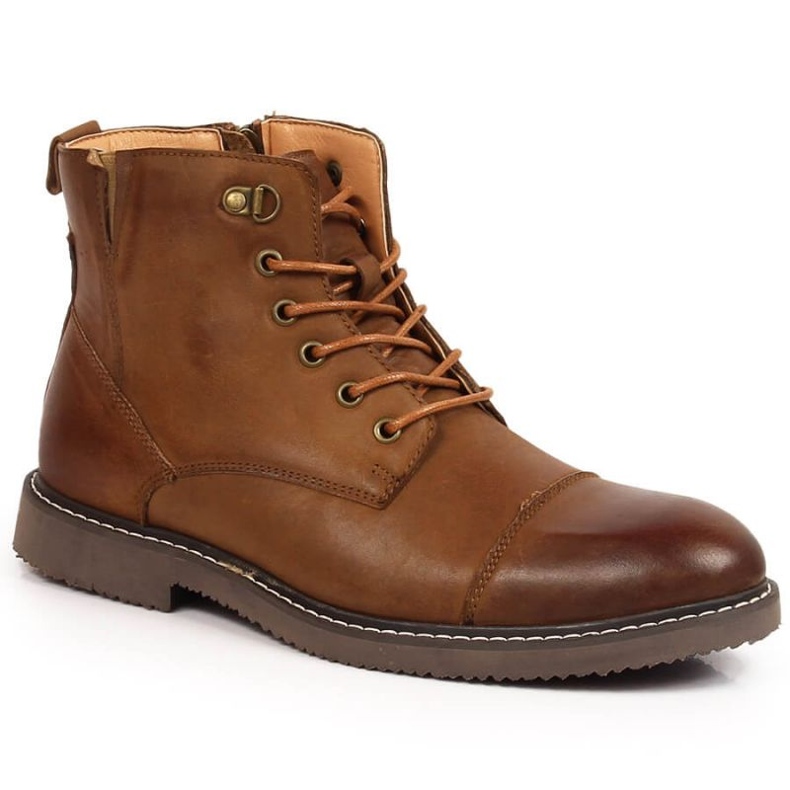 Bottes isolantes en cuir T.Sokolski M SCA188 brun