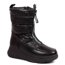 Bottes de neige avec une fermeture éclair Potocki W WOL120A le noir