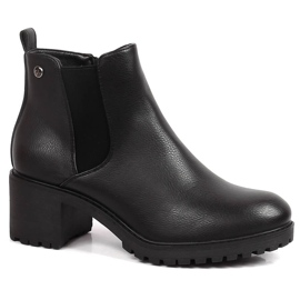 Bottines femme Jodhpur boots on the post isolé noir Sergio Leone