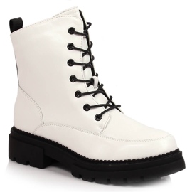 Bottes femme avec mocassins chauds blancs Laura La.Fi