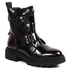 Bottes chaudes pour femme à boucles Noir Laura La.Fi