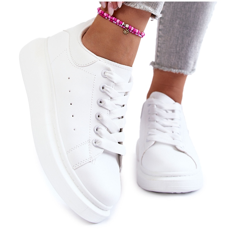 FB3 Chaussures De Sport Pour Femmes Sur La Plateforme Blanc Eliso blanche