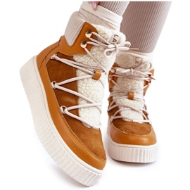 PL4 Bottes de Neige Femme La.Fi 280072Y-QN Camel brun
