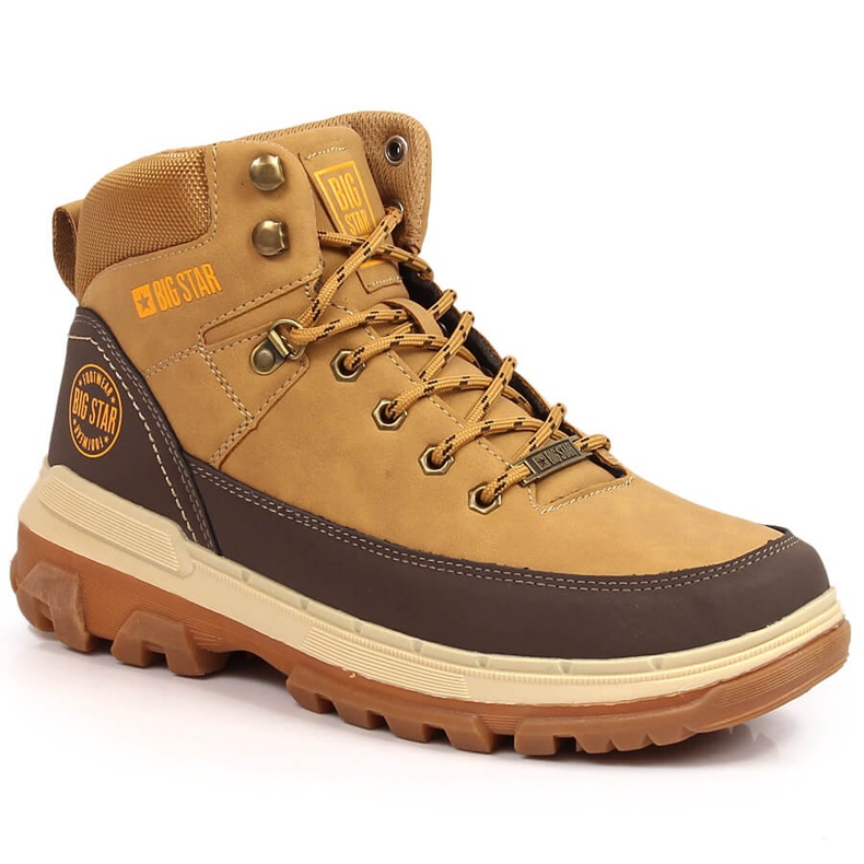 Chaussures de randonnée homme Camel Big Star KK174119 brun