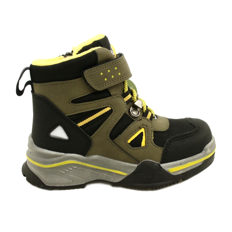 Bottes pour enfants Bottes isolées Khaki News 22DZ23-5259 vert