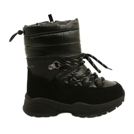 Bottes de neige pour enfants Miss Evento 22DZ23-5269 Noir le noir