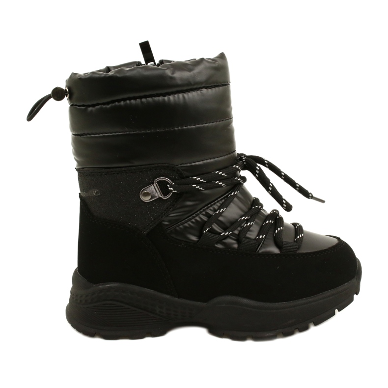 Bottes de neige pour enfants Miss Evento 22DZ23-5269 Noir le noir Bottes de neige pour enfants Miss Evento 22DZ23-5269 Noir le noir
