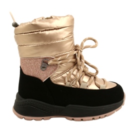 Bottes De Neige Pour Enfants Miss Evento 22DZ23-5269 Or / Noir doré