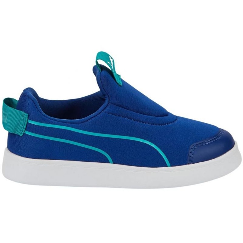 Puma Courtflex v2 Slip On PS chaussures 374858 11 bleu