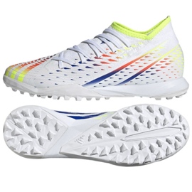Chaussures de football Adidas Predator Edge.3 TF M GW0951 blanc blanc