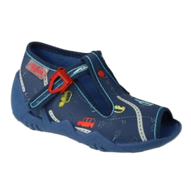 Befado chaussons enfant avec fermoir 217P117, bleu marine