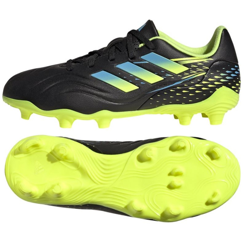 Chaussures de football Adidas Copa Sense.3 Fg Jr GZ1384 le noir le noir Chaussures de football Adidas Copa Sense.3 Fg Jr GZ1384 le noir le noir