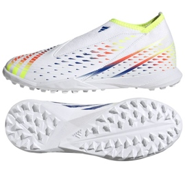 Chaussures de football Adidas Predator Edge.3 Ll Tf Jr GV8490 blanc blanc