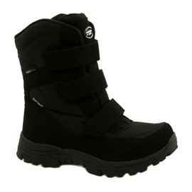 American Club Bottes Softshell Chauffantes Avec Velcro SN06/22 Noir