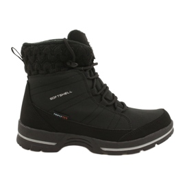 Bottes de neige softshell à membrane American Club SN02/22 noir le noir