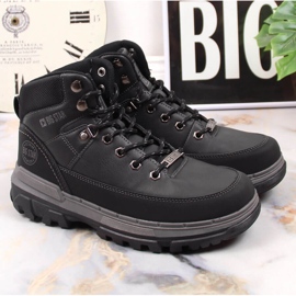 Chaussures de sport montantes noires Big Star KK274222