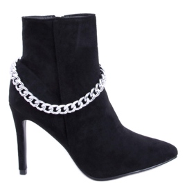 PA1 Bottines à talons Vivica noires