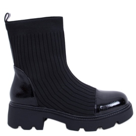 PA1 Boots à tige souple Darin Noir