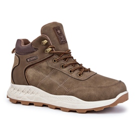 News Bottes chaudes pour hommes Kaki Allan Trappers beige multicolore vert