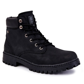 Bottes pour hommes en mousse à mémoire de forme Big Star KK174209 Noir