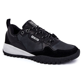 Chaussures de sport classiques pour hommes en mousse à mémoire de forme Big Star KK174270 Noir
