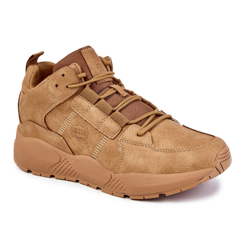 Baskets Homme Chaussures Sport Big Star KK174248 Camel beige