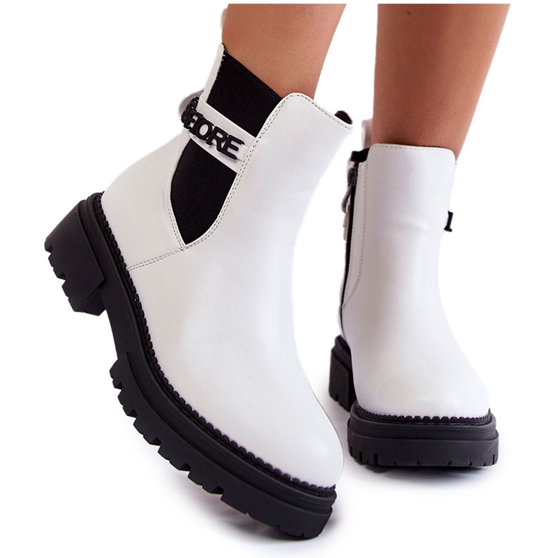 Bottes Femme La.Fi 250005W-PU Blanc blanche