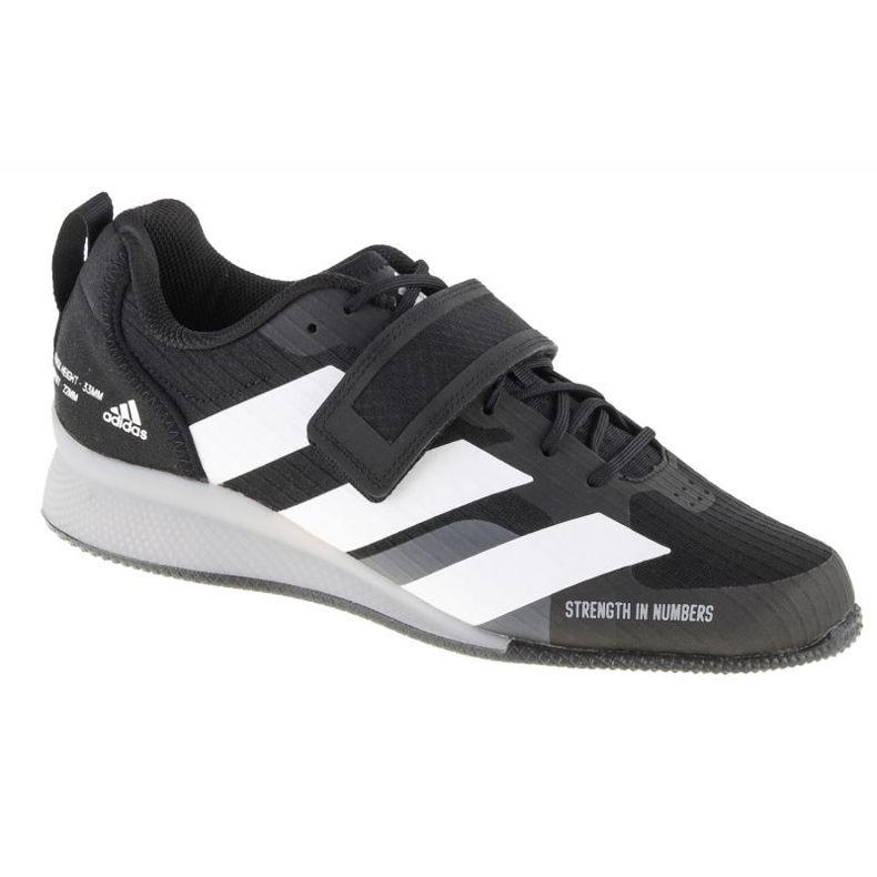 Chaussures Adidas Adipower Haltérophilie 3 GY8923 le noir Chaussures Adidas Adipower Haltérophilie 3 GY8923 le noir