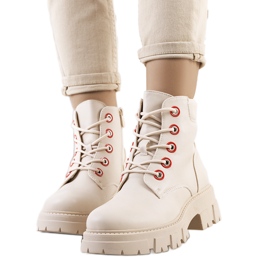 Bottines beiges Ursa