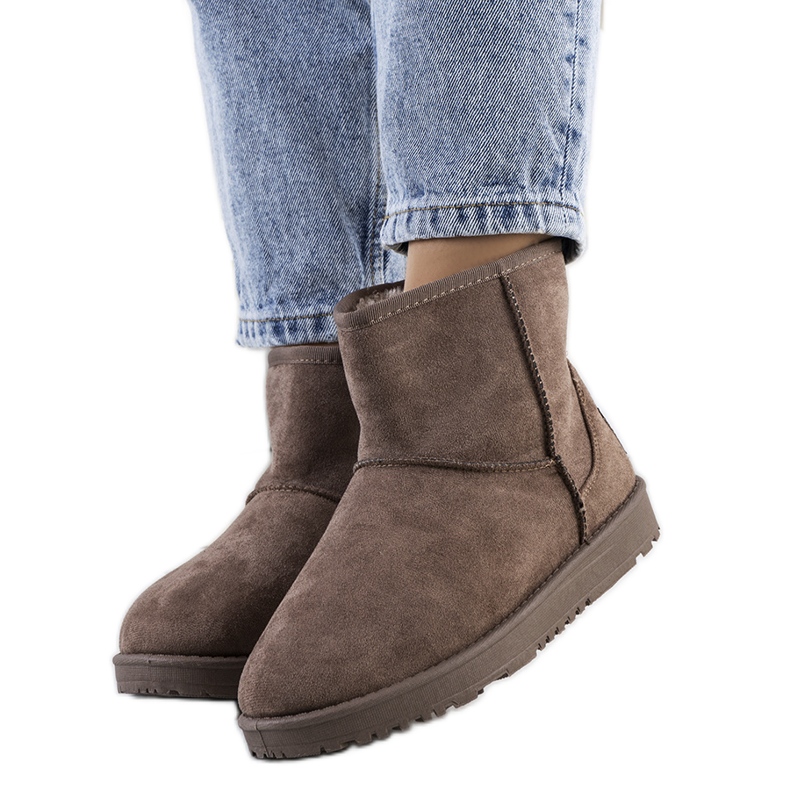 PA1 Bottes de neige brunes pour femmes de Nanna PA1 Bottes de neige brunes pour femmes de Nanna