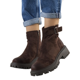 Bottes marron d'Alejandra brun