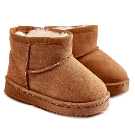 Bottes de Neige Chaudes Enfant Camel Gooby brun