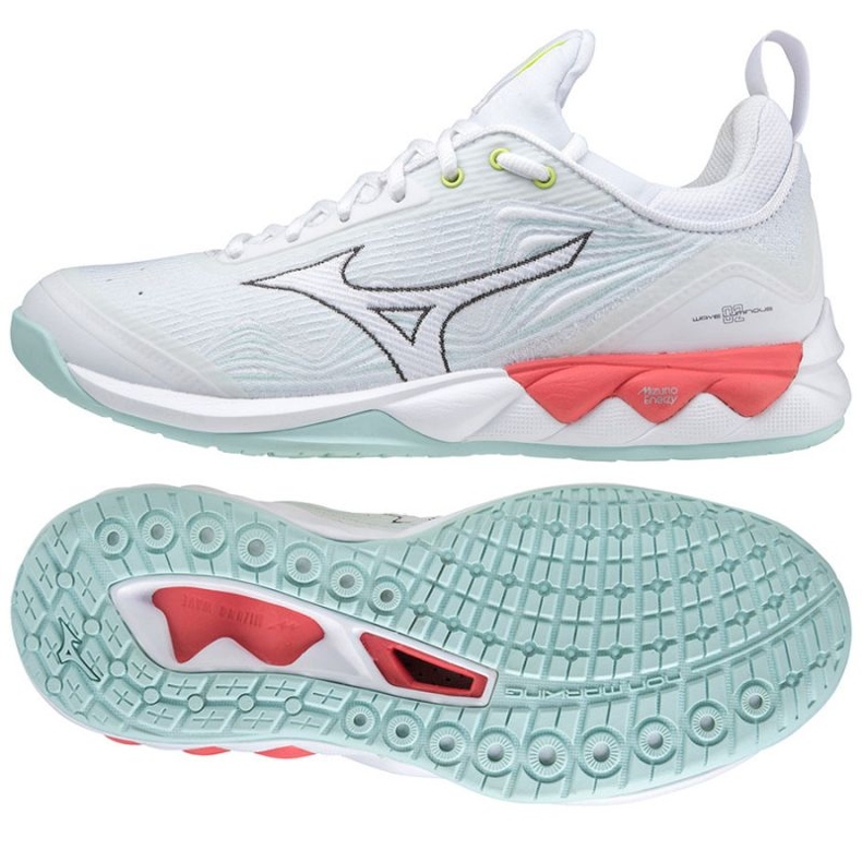 Mizuno Wave Luminous 2 V1GC212010 chaussures de volley-ball, blanc blanche