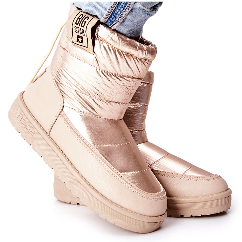 Bottes de neige pour femmes Big Star II274121 Beige Bottes de neige pour femmes Big Star II274121 Beige