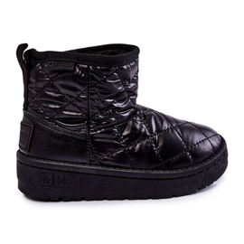 Bottes de neige chaudes noires pour enfants Big Star KK374242