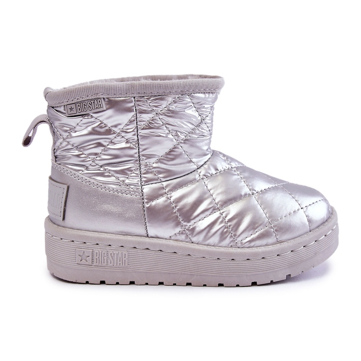 Bottes De Neige Chaudes Pour Enfants Big Star KK374241 Argent