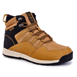 Chaussures Trekking Chaudes Homme Big Star KK174373 Camel noir