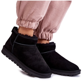 Bottes de Neige Basses en Daim pour Femme Noir Shelie le noir