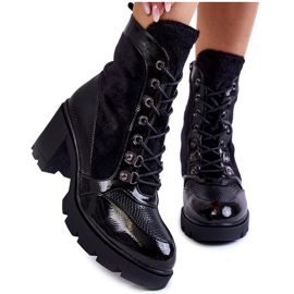Bottes en Cuir pour Femme à Talon Haut La.Fi 260063B-LA Noir le noir